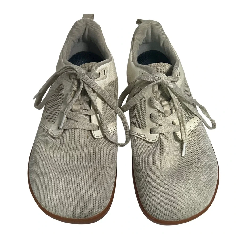 Joomra Minimalist Barefoot Shoes Womens 40 Gray Cream Zero Drop Wide Toe Box